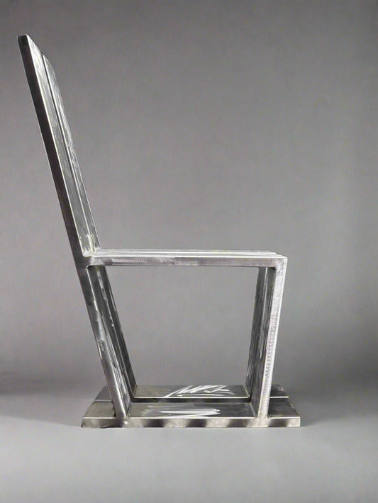 Metal Bench Legs with Back Rest - Stylish Support for DIY Projects, Industrial Furniture, & Home Decor