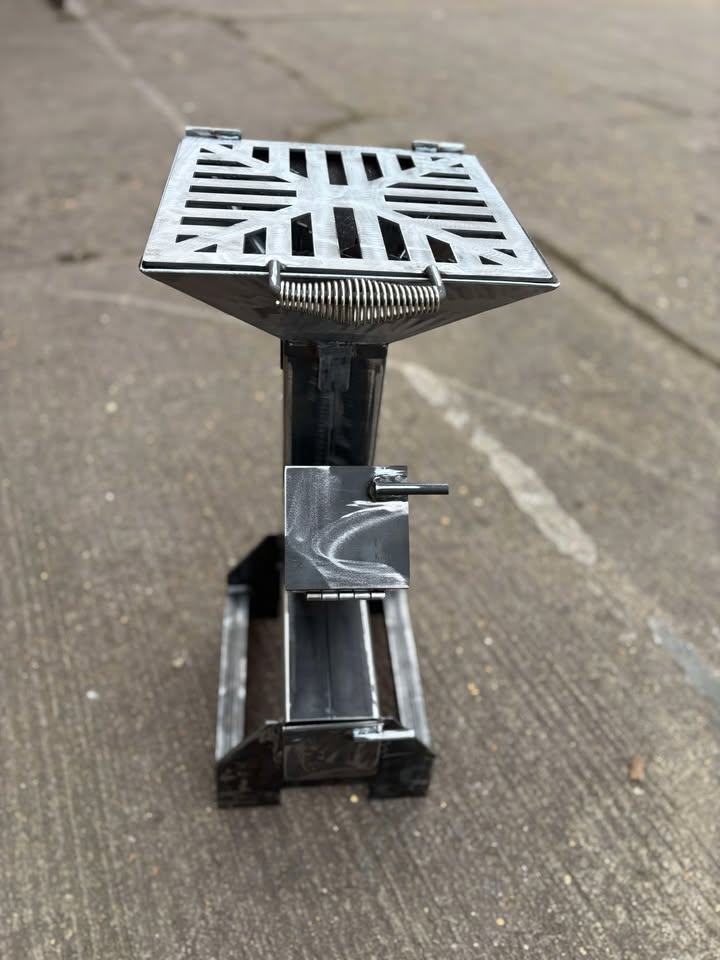 Rocket Stove Wood Burner Portable Camping Grill for Outdoor Cooking - Efficient, Eco-Friendly BBQ Cooker for Hiking & Backpacking