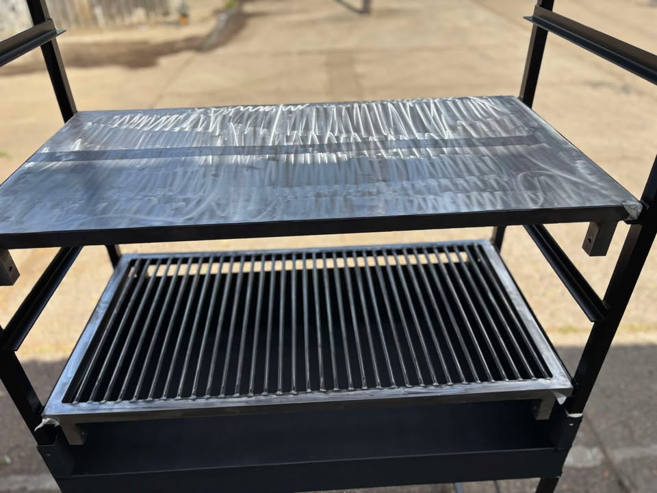 Heavy Duty Outdoor Barbecue Mangal Grill Large Meal Cooking BBQ Charcoal Steel