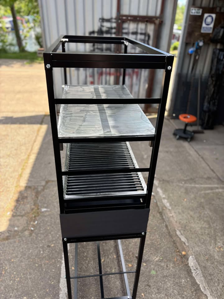 Heavy Duty Outdoor Barbecue Mangal Grill Large Meal Cooking BBQ Charcoal Steel