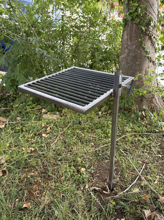 Metal Campfire Fire Pit - Portable Bushcraft Survival Outdoor Grill, Durable