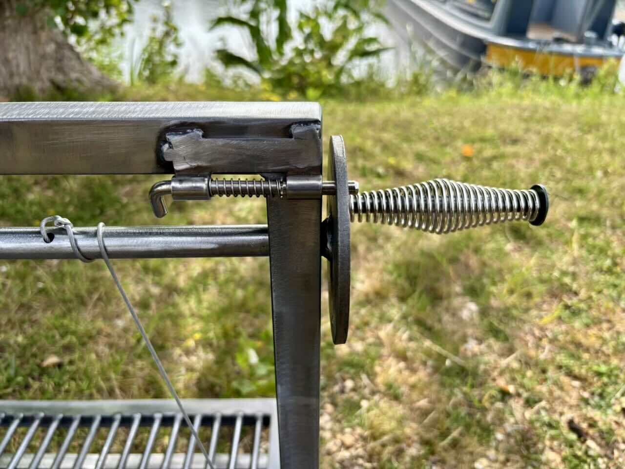 Argentine Iron Grill Asado Parrilla Argentina Grill Santa Maria Grill, Outdoor Kitchen, Open Fire Cooking