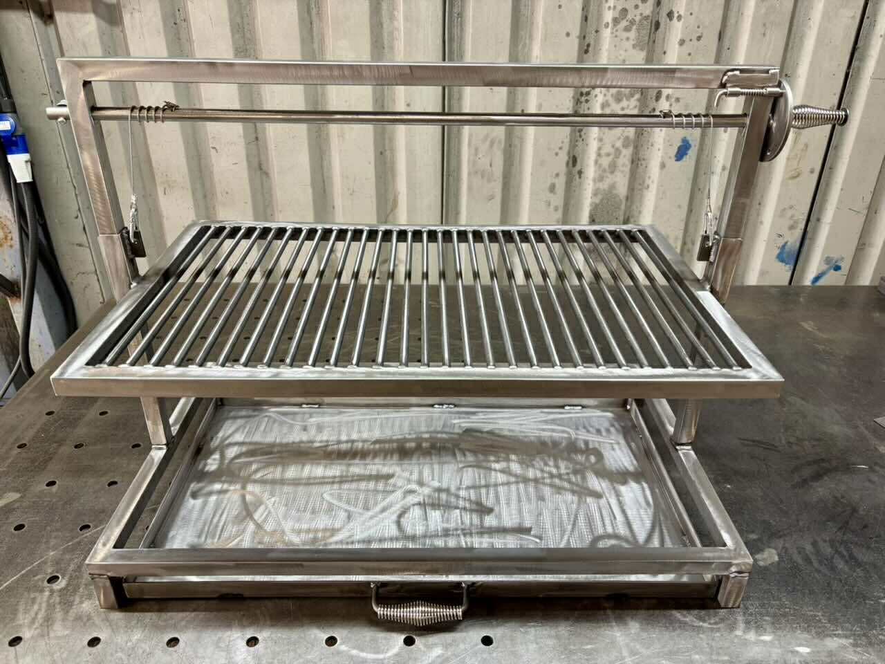 Argentine Iron Grill Asado Parrilla Argentina Grill Santa Maria Grill, Outdoor Kitchen, Open Fire Cooking