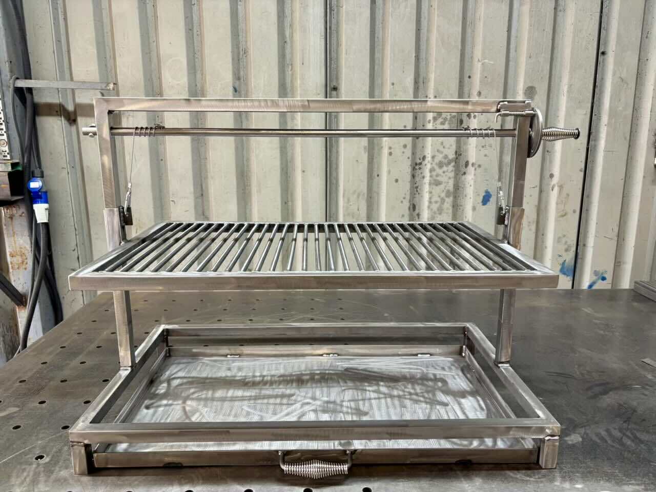 Argentine Iron Grill Asado Parrilla Argentina Grill Santa Maria Grill, Outdoor Kitchen, Open Fire Cooking