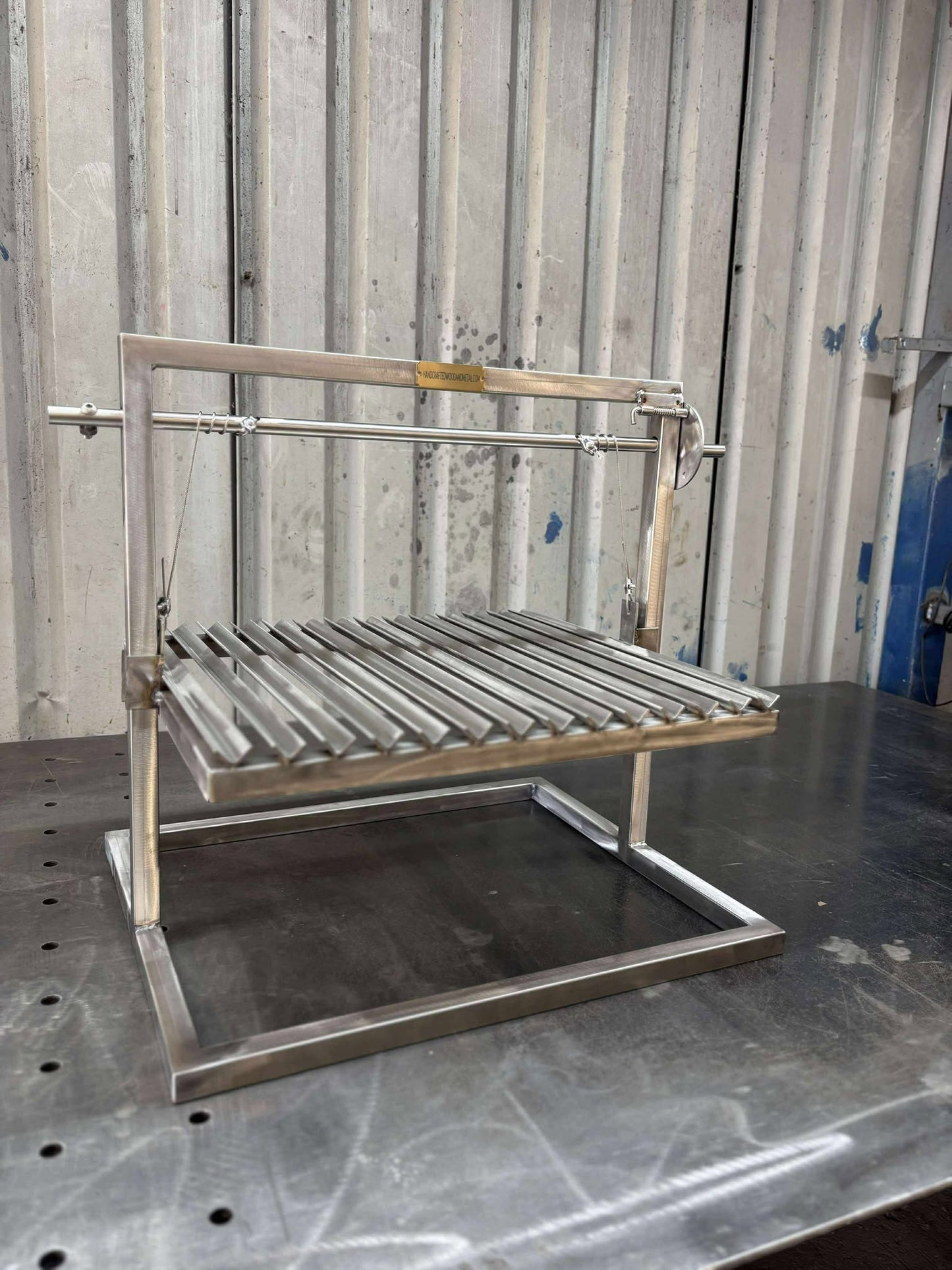 Argentine Iron Grill Asado Parrilla Argentina Grill Santa Maria Grill, Stainless