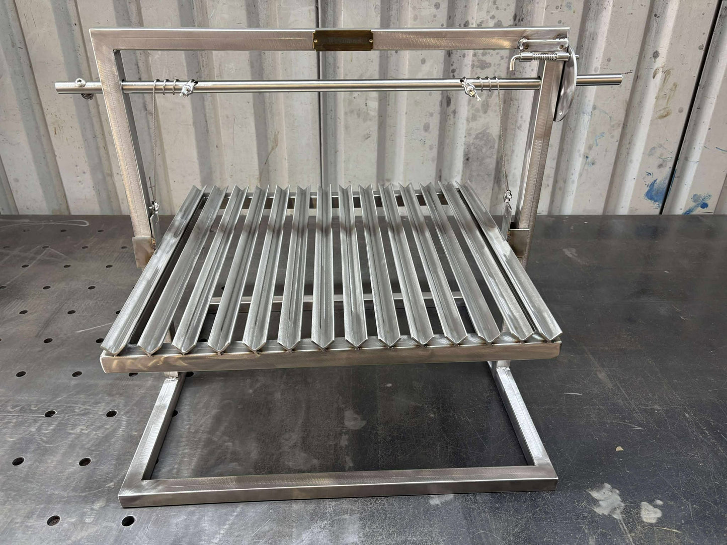 Argentine Iron Grill Asado Parrilla Argentina Grill Santa Maria Grill, Stainless