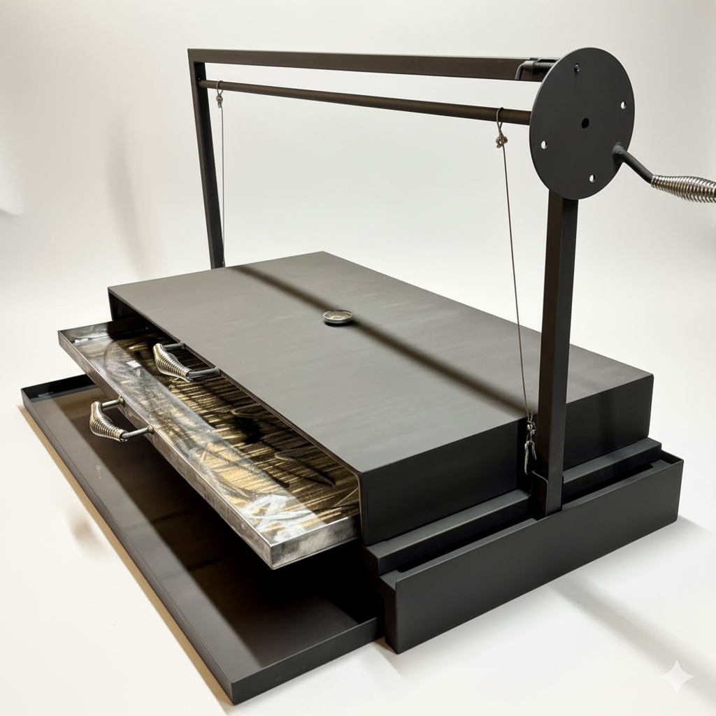 Argentine Iron Grill Asado Parrilla Argentina Grill Santa Maria Grill, Outdoor Kitchen, Open Fire Cooking