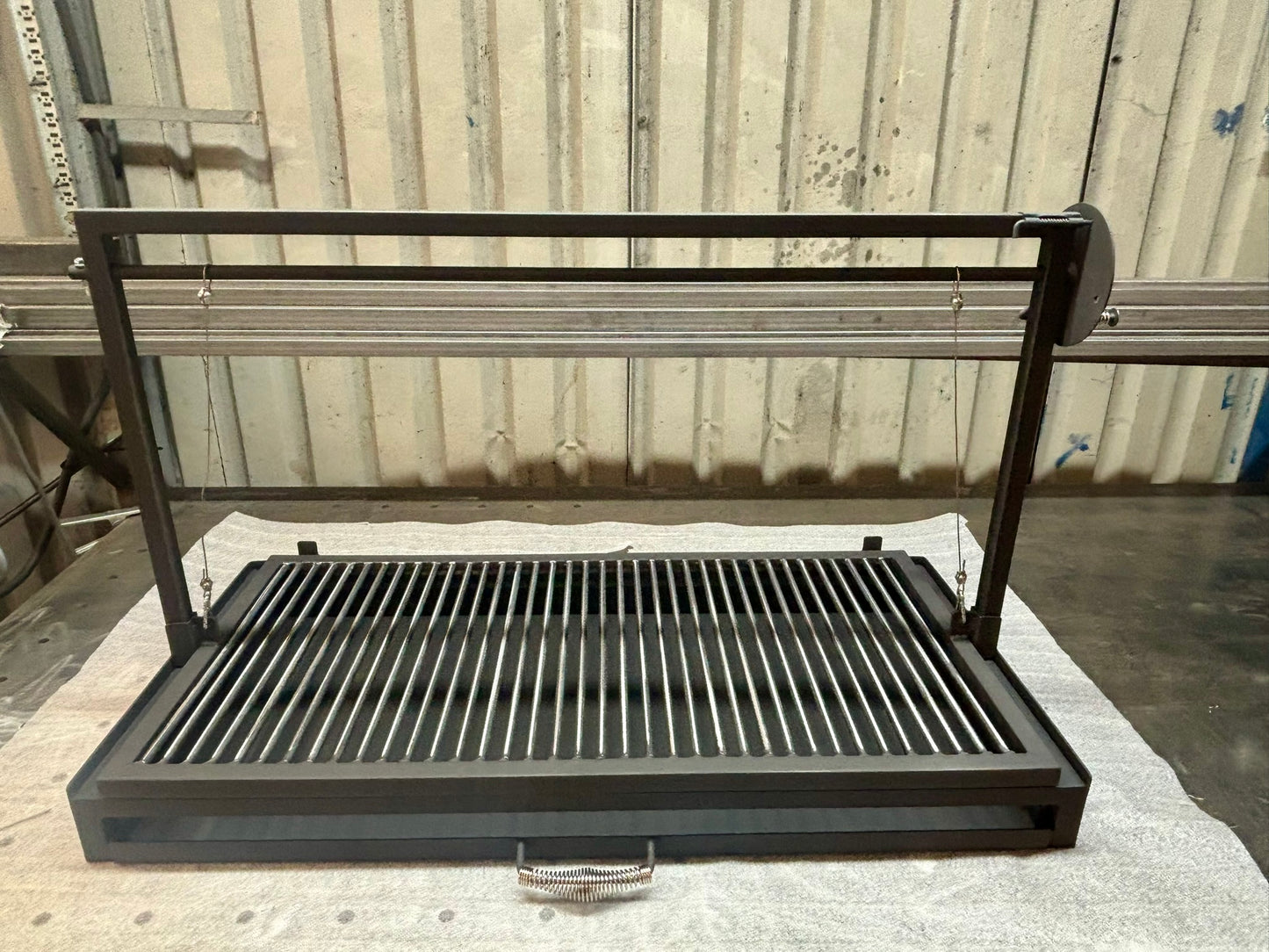 Argentine Iron Grill Asado Parrilla Argentina Grill Santa Maria Grill, Outdoor Kitchen, Open Fire Cooking