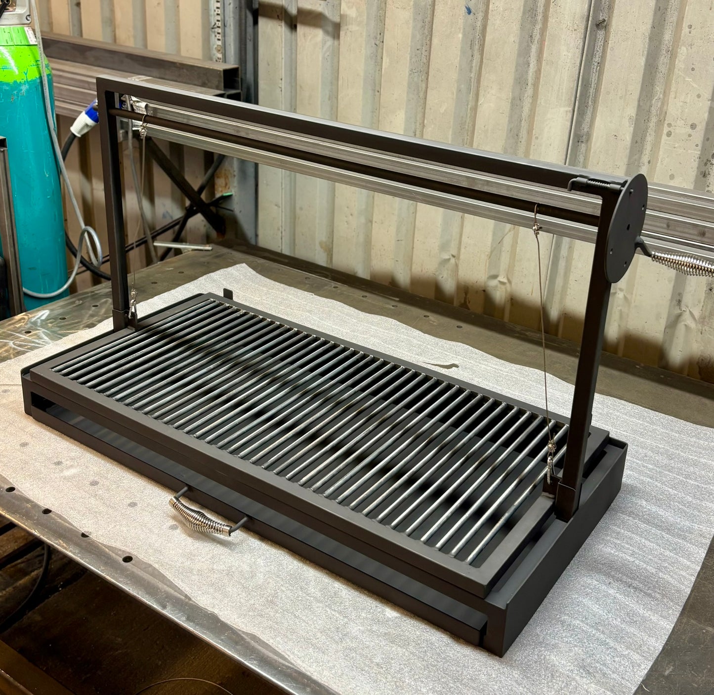 Argentine Iron Grill Asado Parrilla Argentina Grill Santa Maria Grill, Outdoor Kitchen, Open Fire Cooking