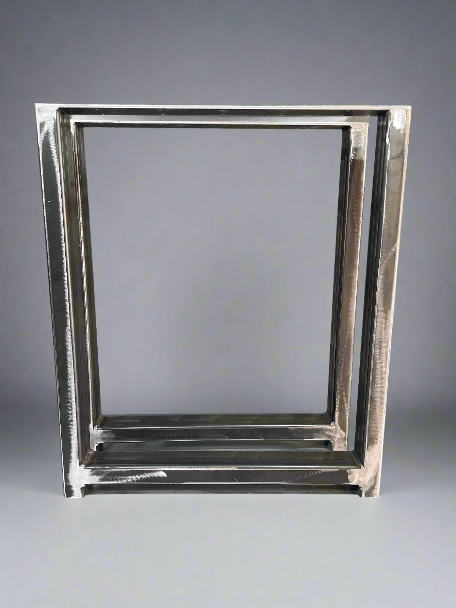 Heavy Duty Metal Table Legs Set of 2 | Industrial Solid Steel Dining & Kitchen