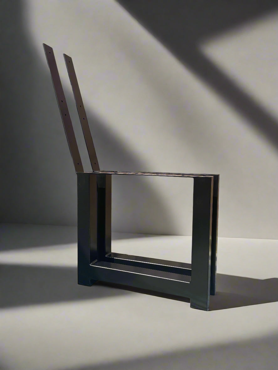 Metal Bench legs pair solid metal garden bench hand made solid scaffold bespoke