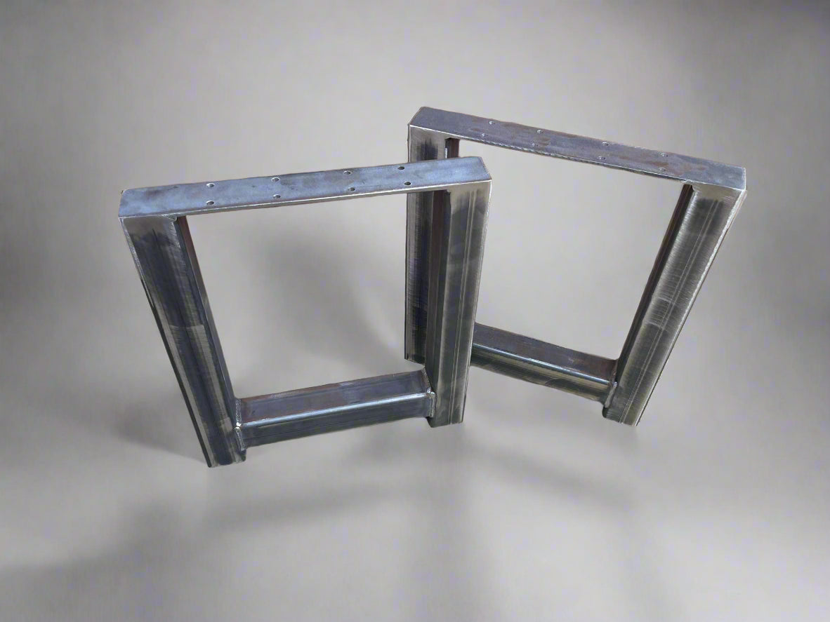 Heavy Duty Pair of Industrial Metal Steel Legs Base Frame For Dining Table