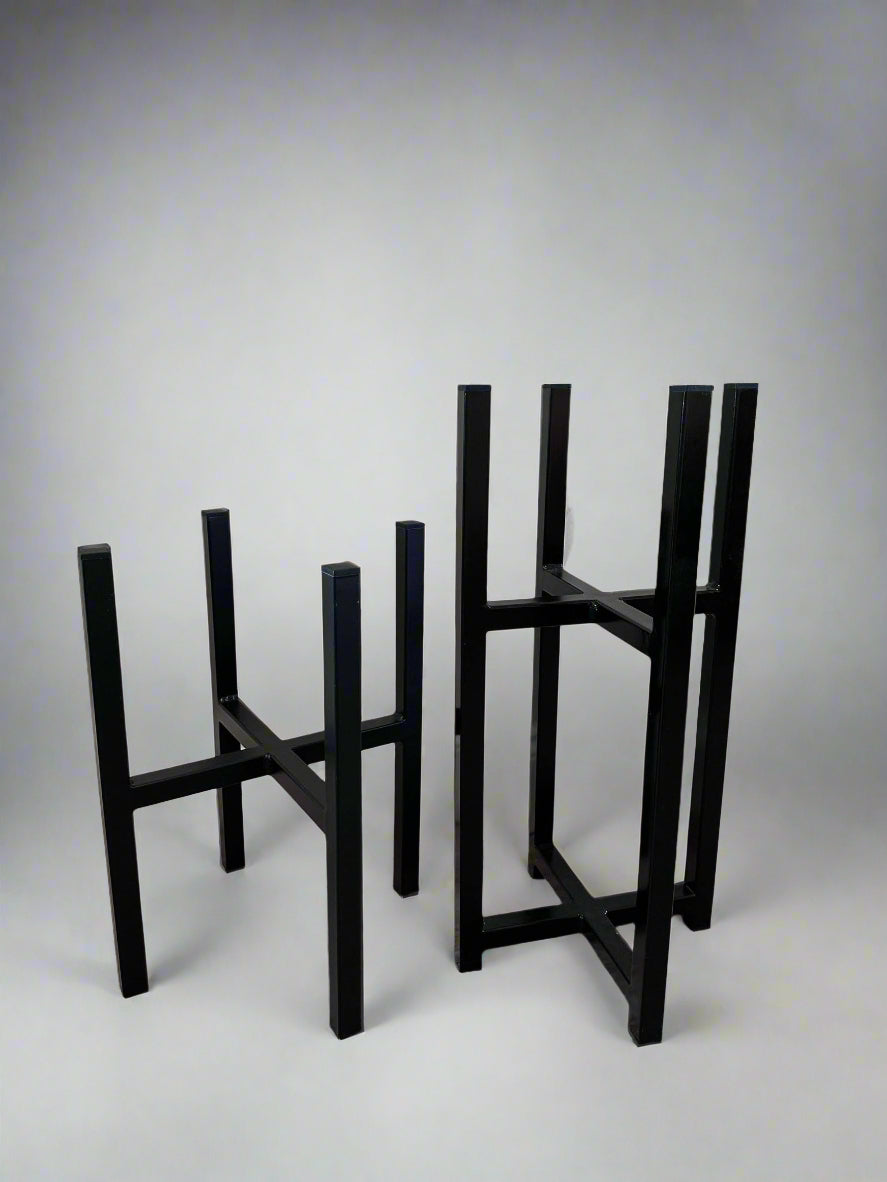 Large Plant pot stand metal hand made