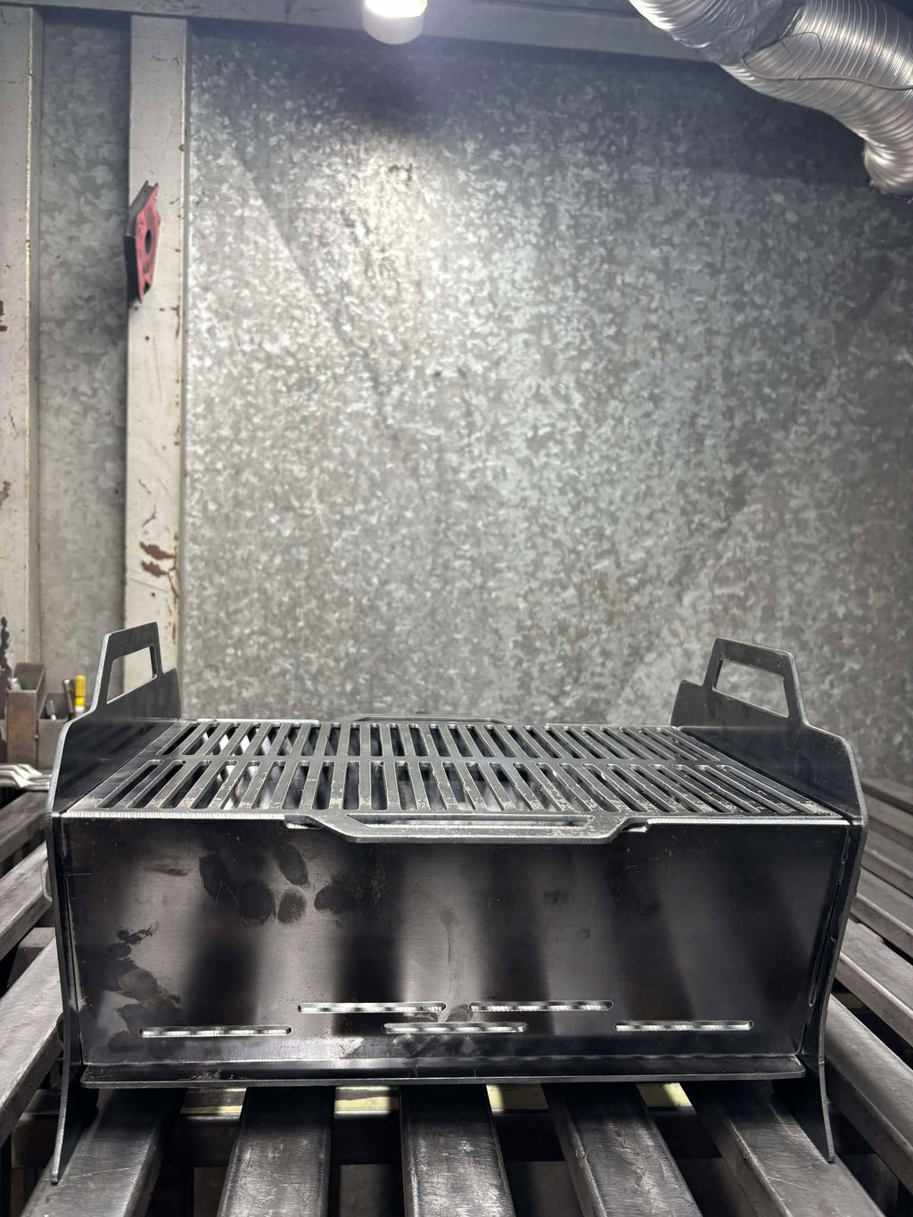 Collapsible Barbeque Fire Pit - Heavy Duty Outdoor Wood Burner Stove for Camping & Backyard Cooking