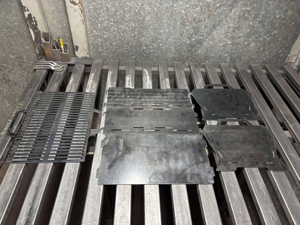 Collapsible Barbeque Fire Pit - Heavy Duty Outdoor Wood Burner Stove for Camping & Backyard Cooking