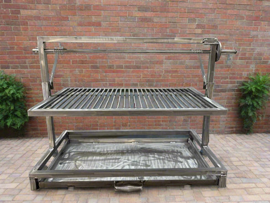 Argentine Iron Grill Asado Parrilla Argentina Grill Santa Maria Grill, Outdoor Kitchen, Open Fire Cooking