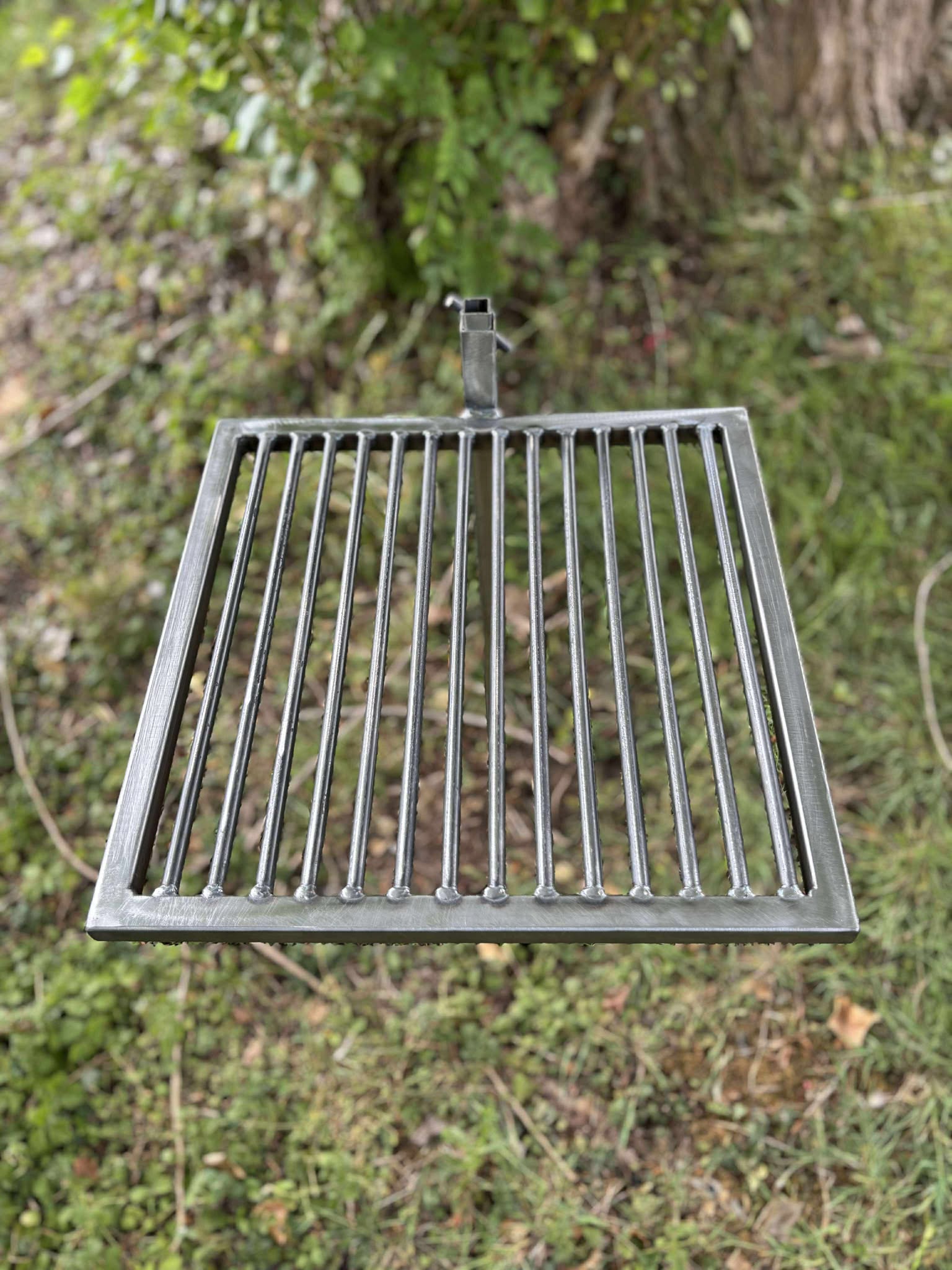 Metal Campfire Fire Pit - Portable Bushcraft Survival Outdoor Grill, Durable