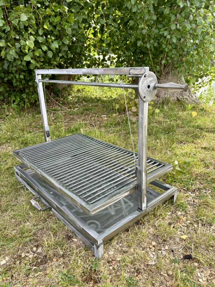 Argentine Iron Grill Asado Parrilla Argentina Grill Santa Maria Grill, Outdoor Kitchen, Open Fire Cooking