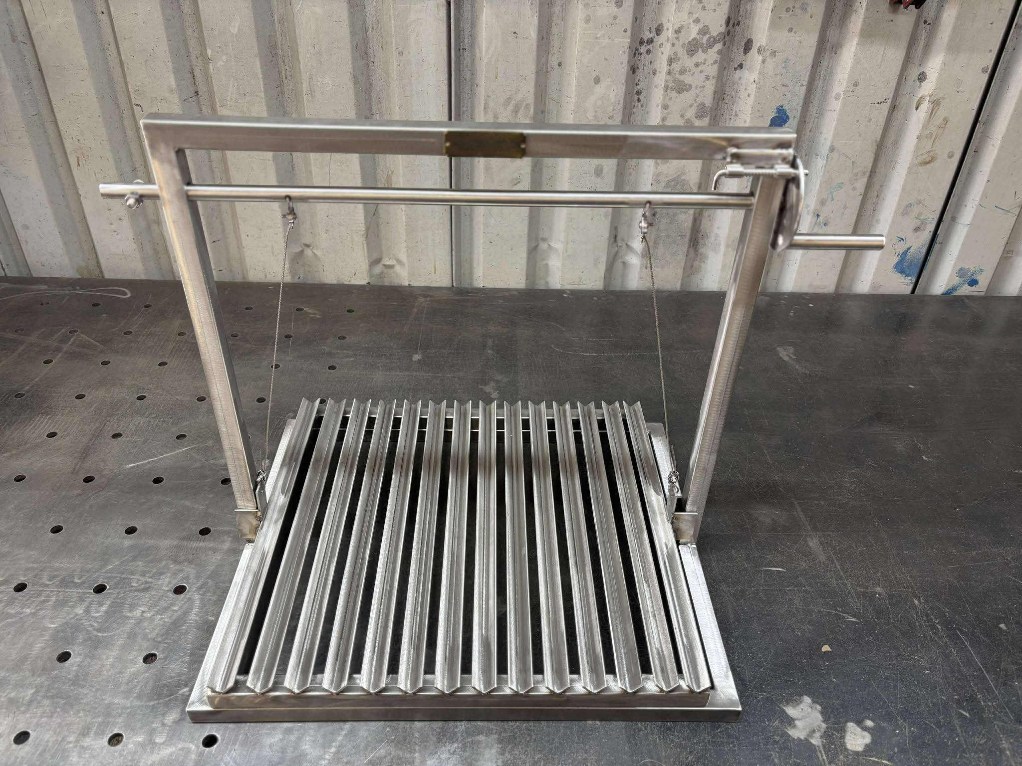 Argentine Iron Grill Asado Parrilla Argentina Grill Santa Maria Grill, Stainless