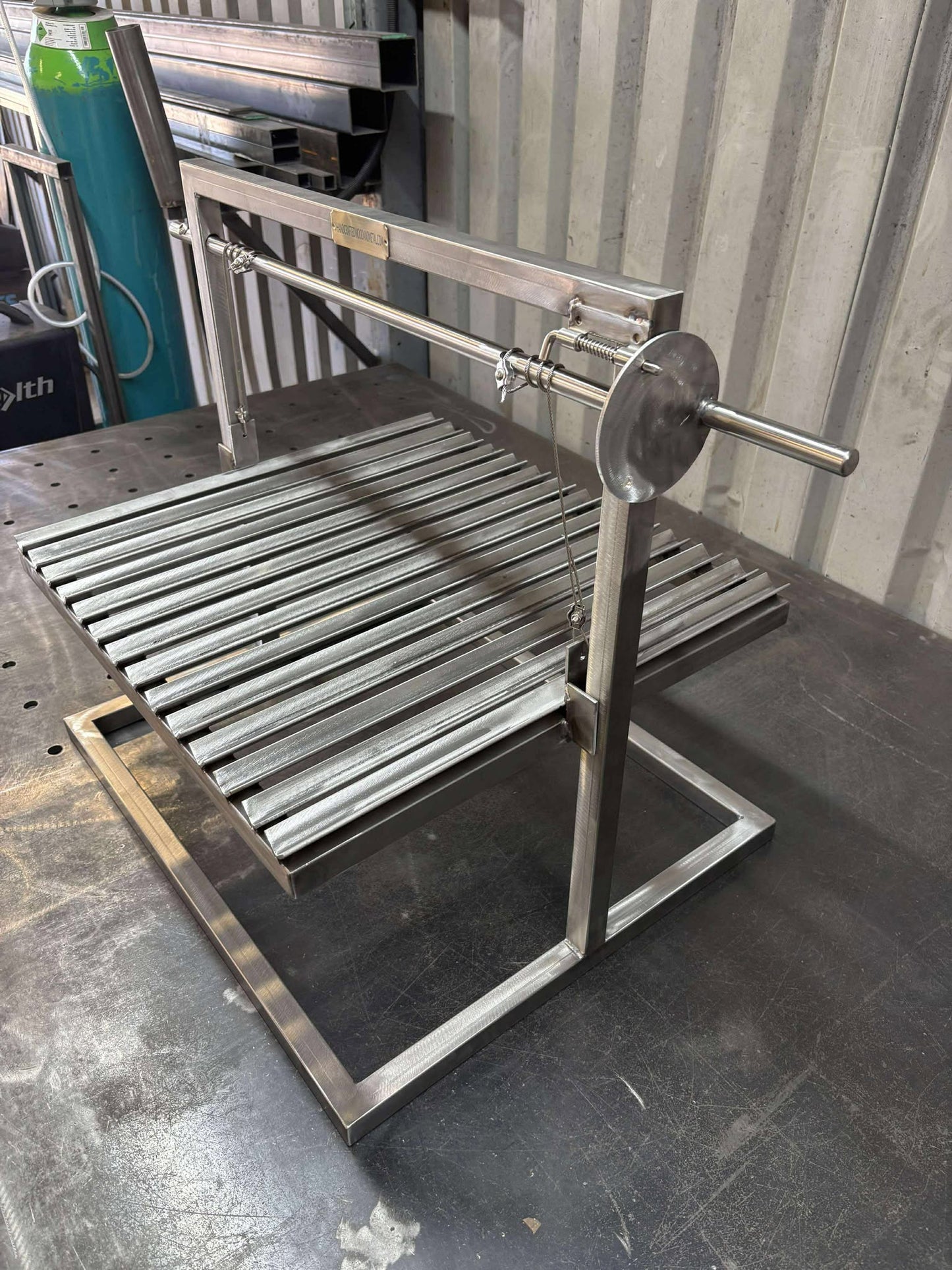 Argentine Iron Grill Asado Parrilla Argentina Grill Santa Maria Grill, Stainless