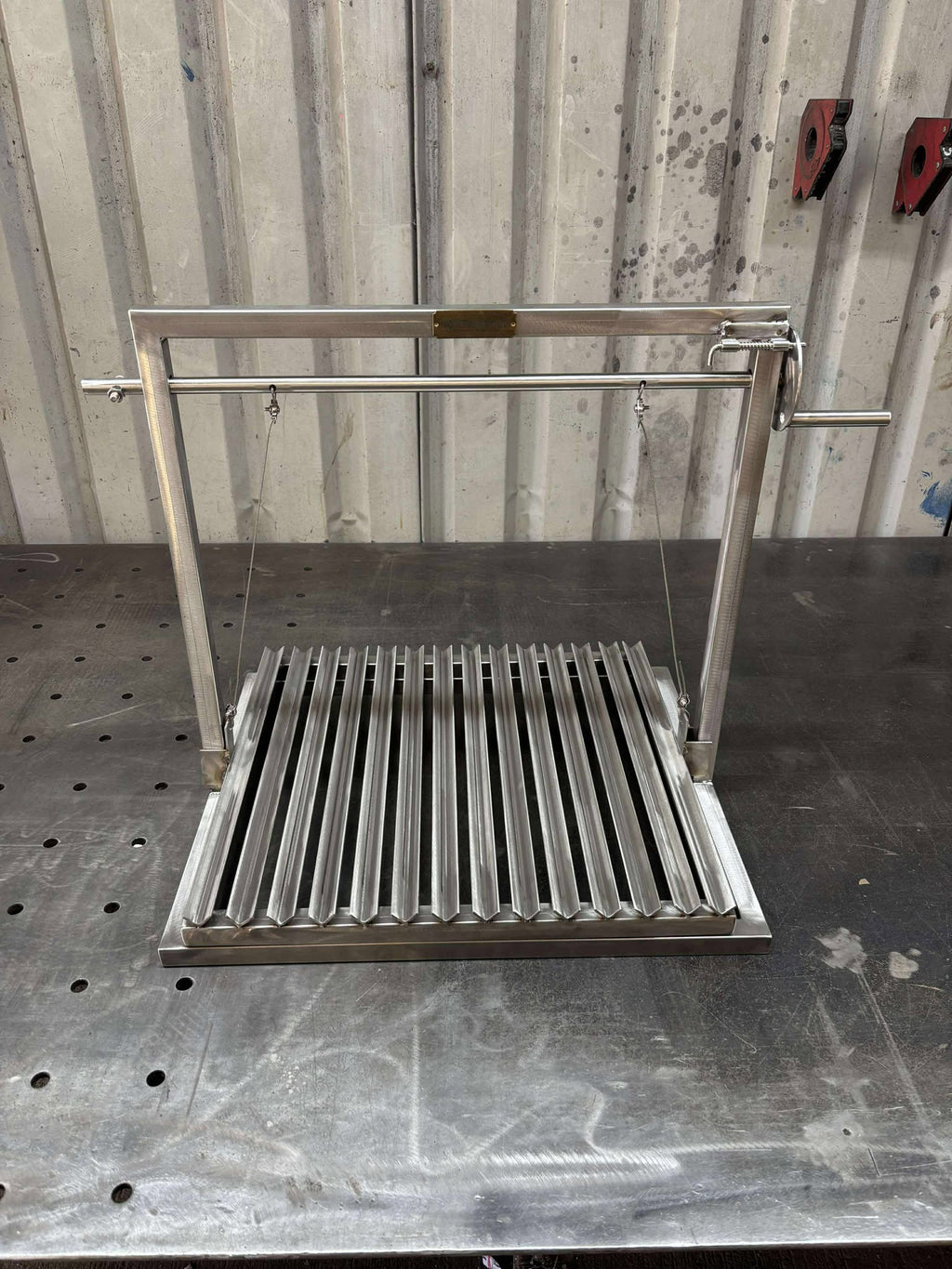 Argentine Iron Grill Asado Parrilla Argentina Grill Santa Maria Grill, Stainless