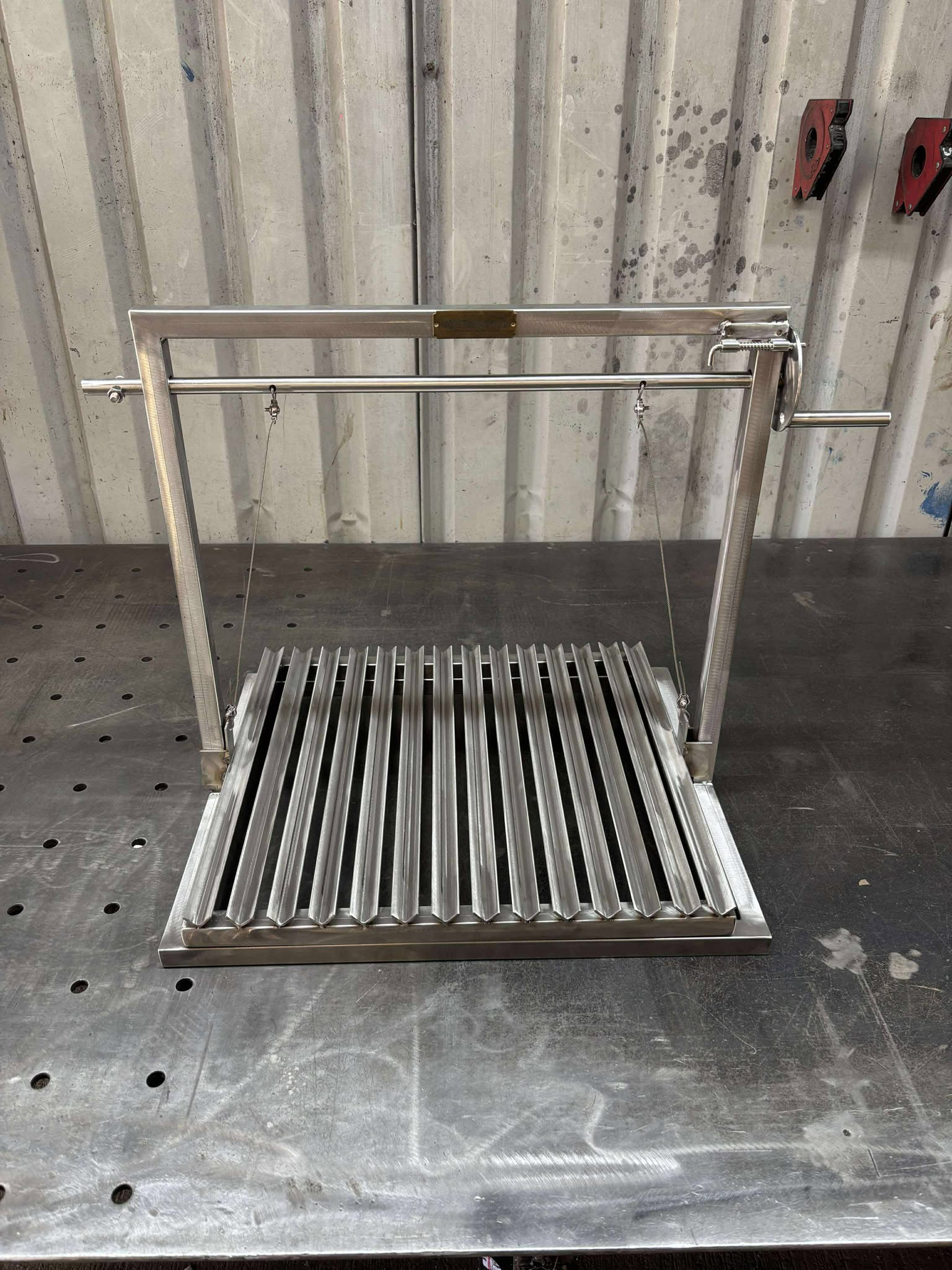 Argentine Iron Grill Asado Parrilla Argentina Grill Santa Maria Grill, Stainless