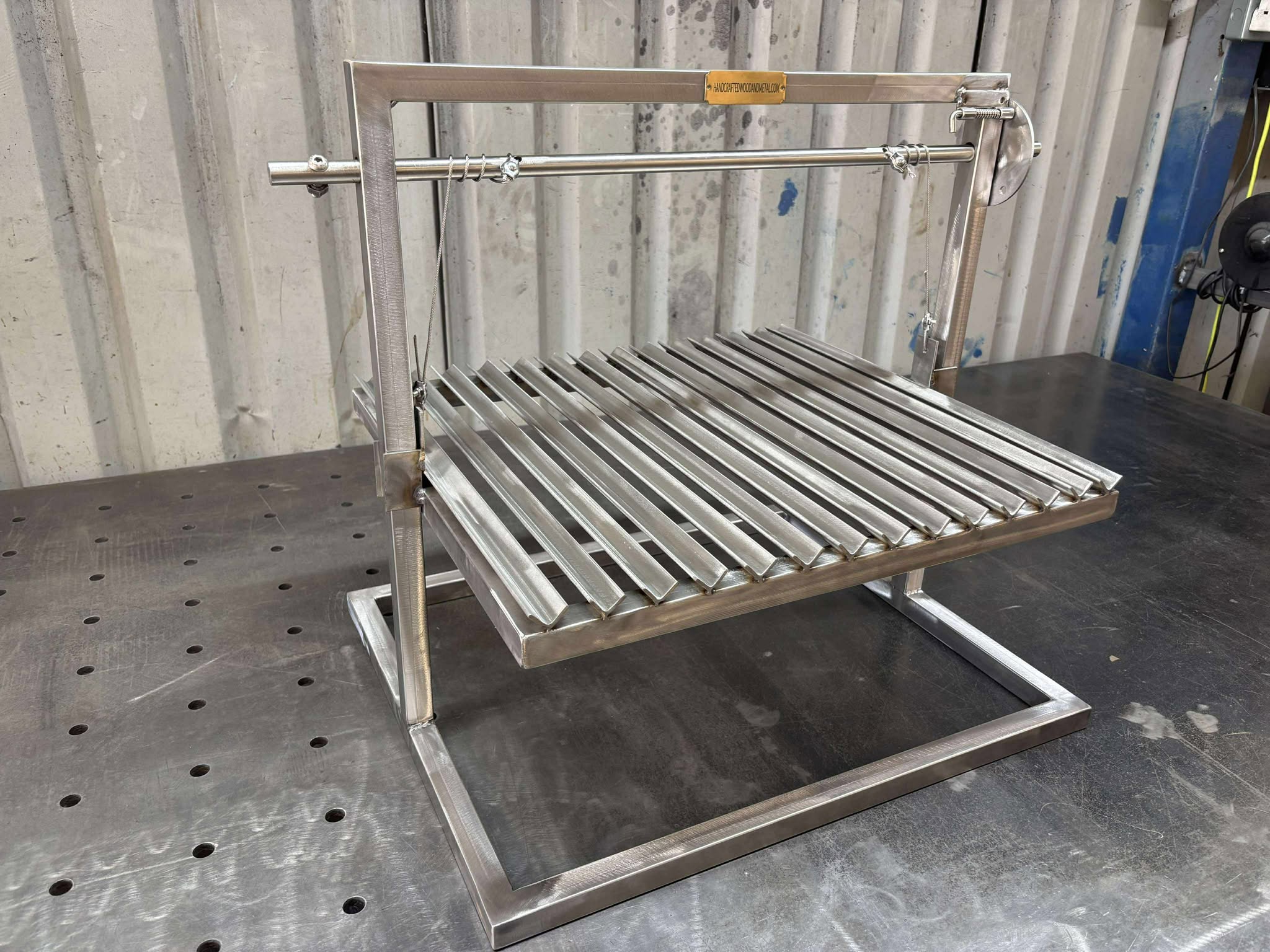 Argentine Iron Grill Asado Parrilla Argentina Grill Santa Maria Grill, Stainless