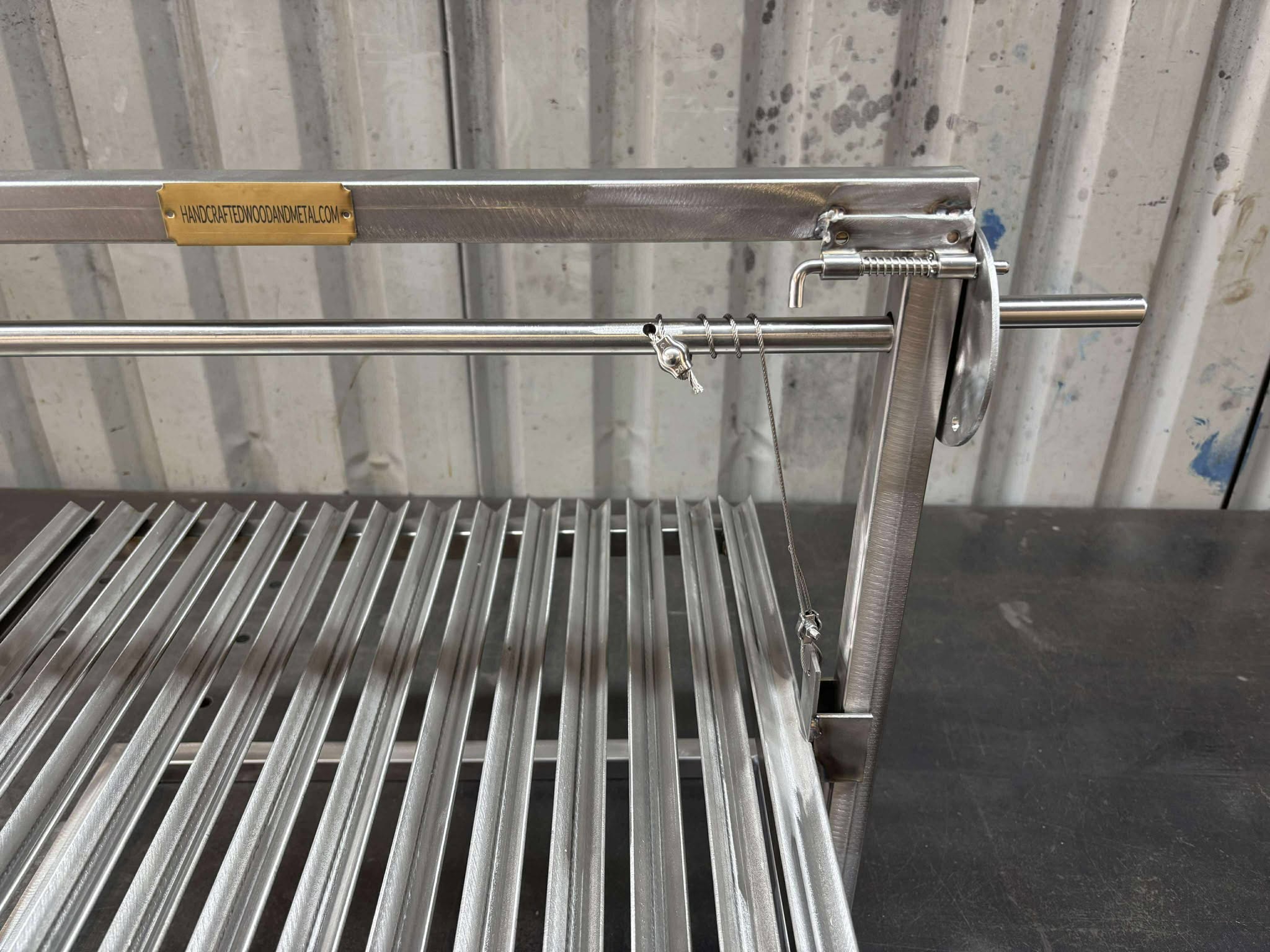 Argentine Iron Grill Asado Parrilla Argentina Grill Santa Maria Grill, Stainless