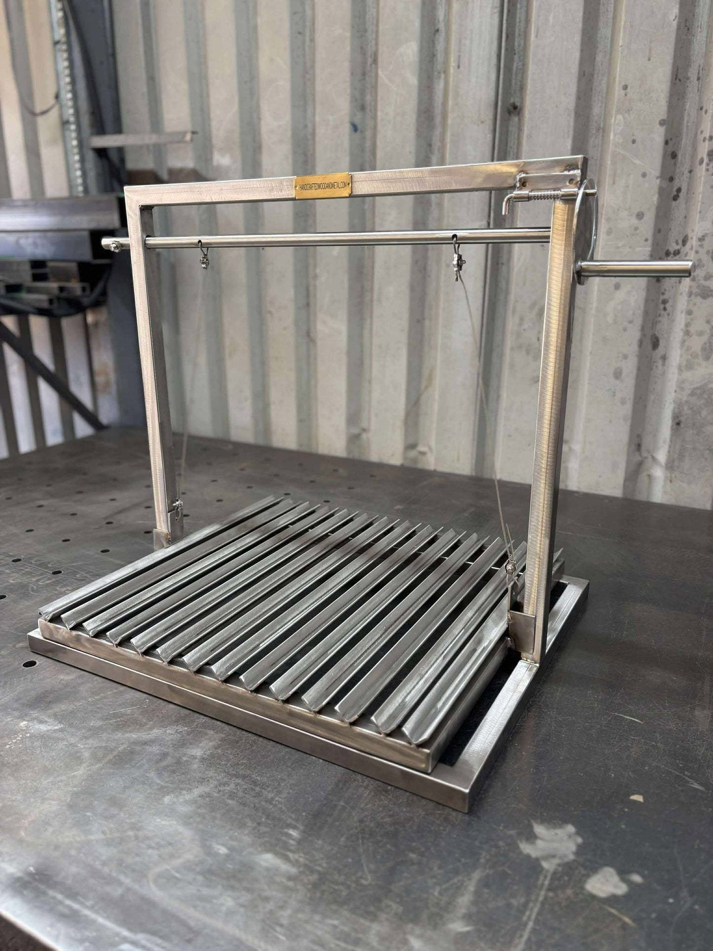 Argentine Iron Grill Asado Parrilla Argentina Grill Santa Maria Grill, Stainless