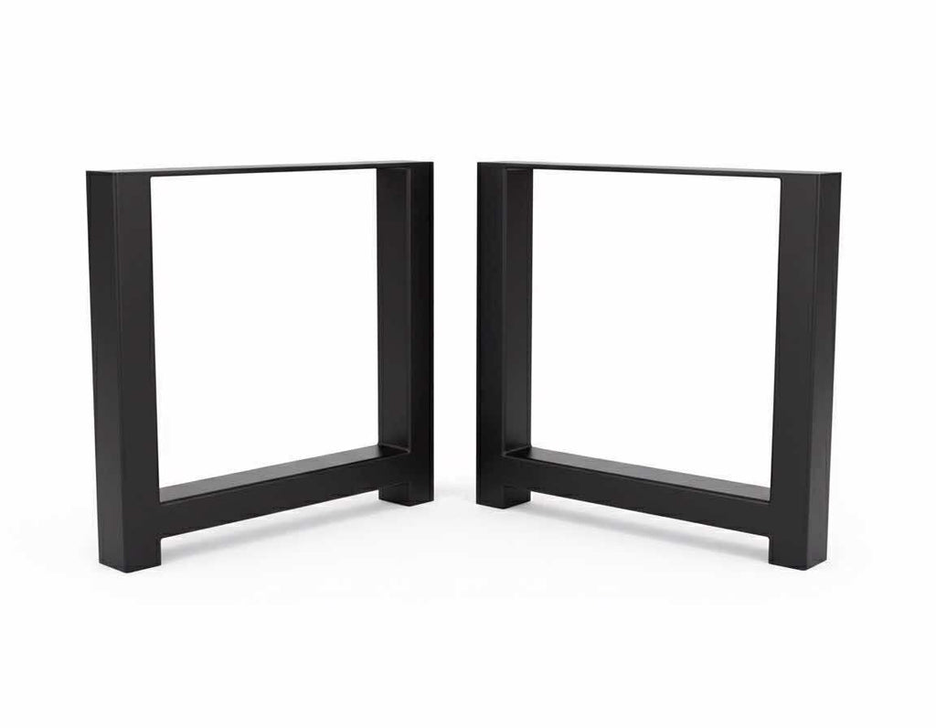 Pair of Industrial Metal Table Legs, Heavy Duty Steel Desk Dining table