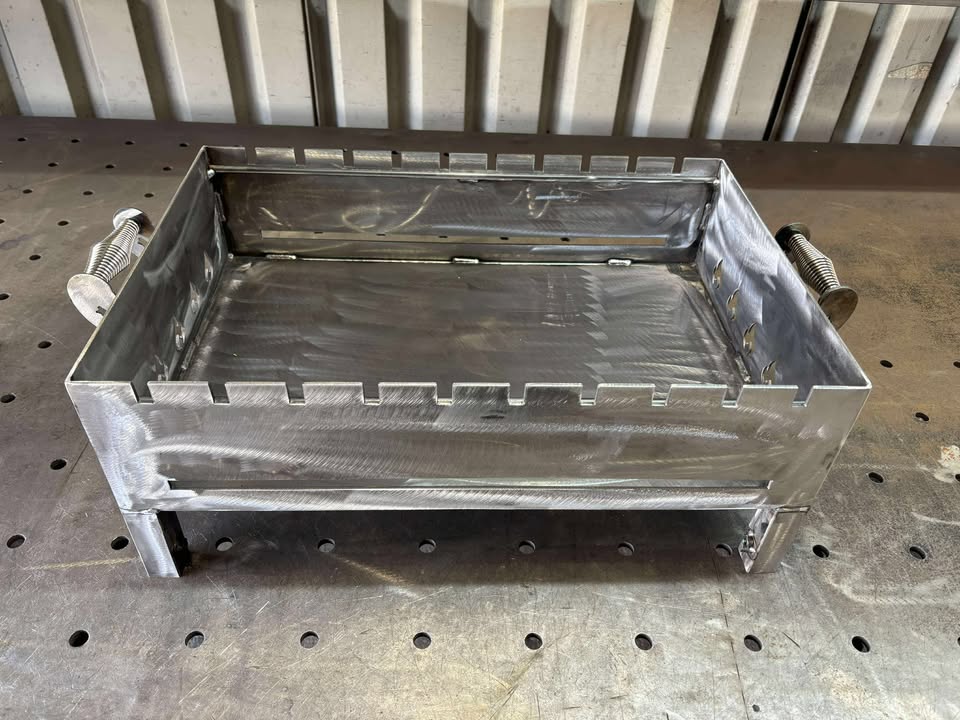 Heavy duty Barbeque grill charcoal wood burner