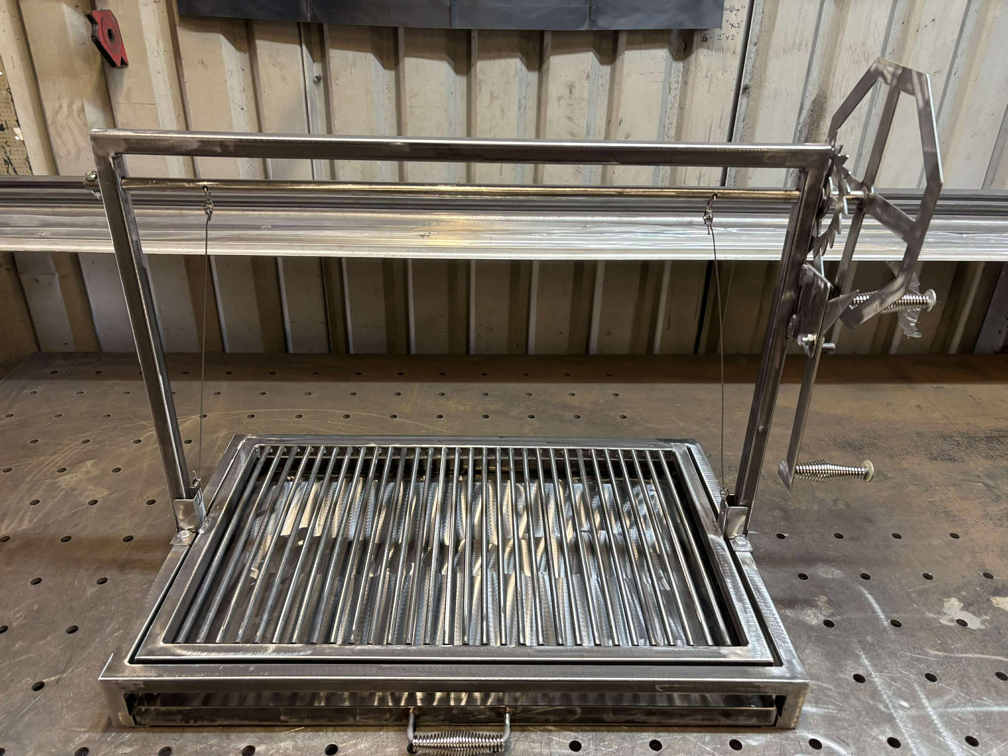 Heavy duty Argentine Grill Asado BBQ Santa Maria Style Adjustable Height