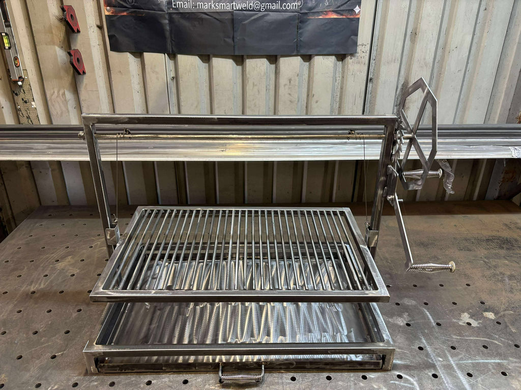 Heavy duty Argentine Grill Asado BBQ Santa Maria Style Adjustable Height