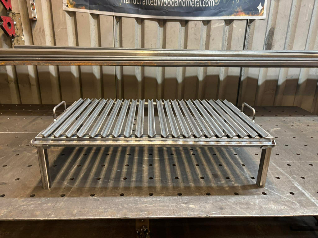 Heavy Duty Argentine V-Grate Grill – Handcrafted Steel Parrilla