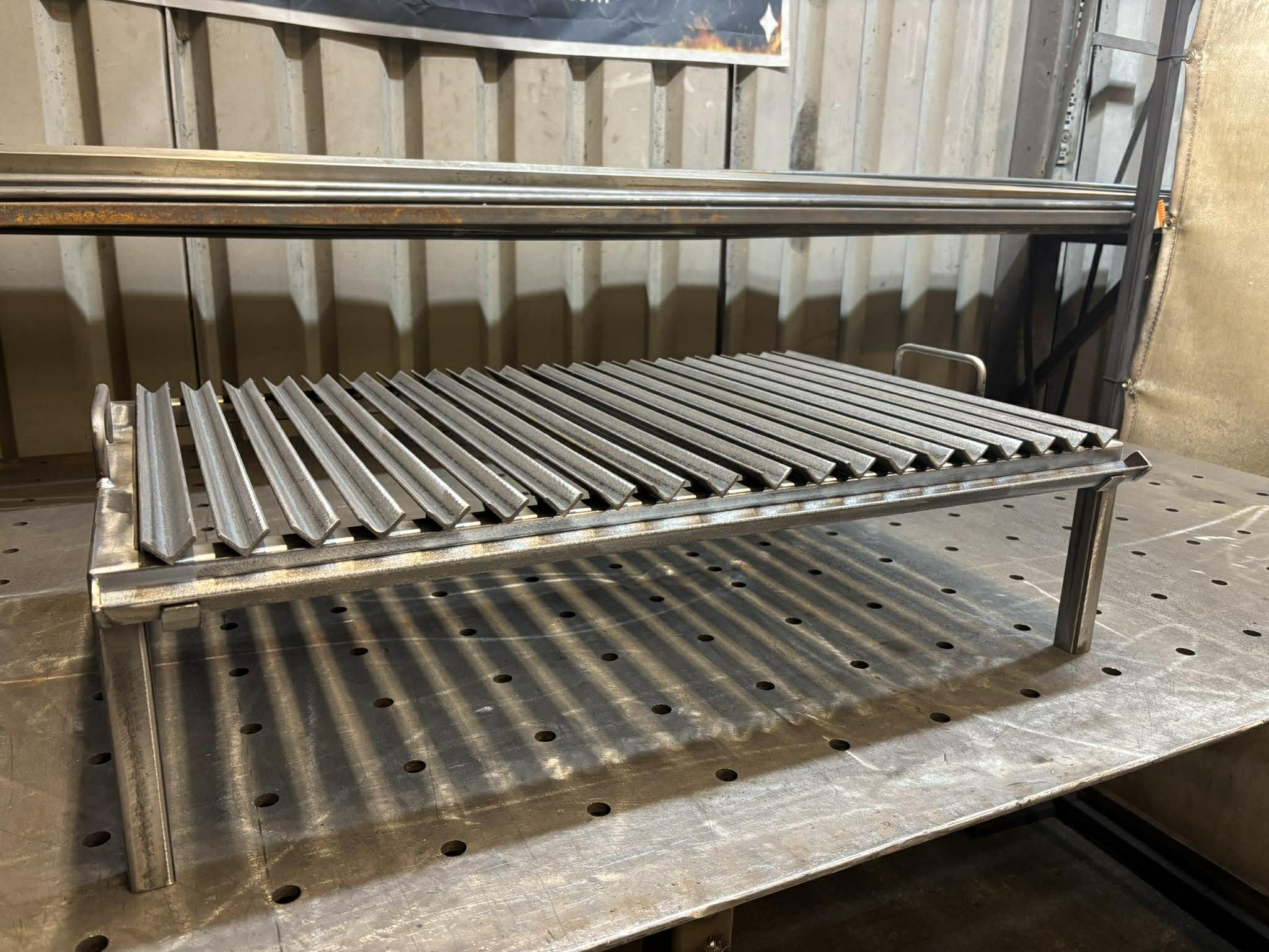 Heavy Duty Argentine V-Grate Grill – Handcrafted Steel Parrilla