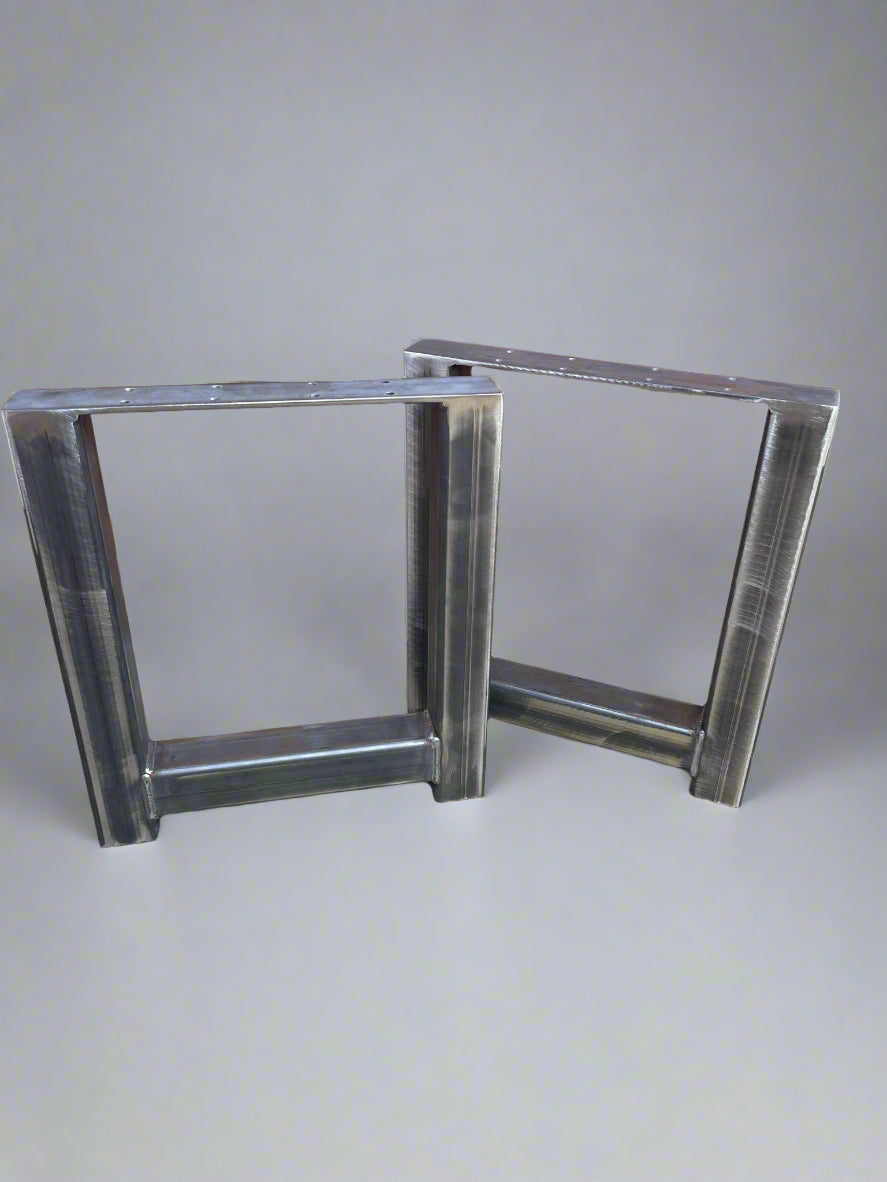 Heavy Duty Pair of Industrial Metal Steel Legs Base Frame For Dining Table