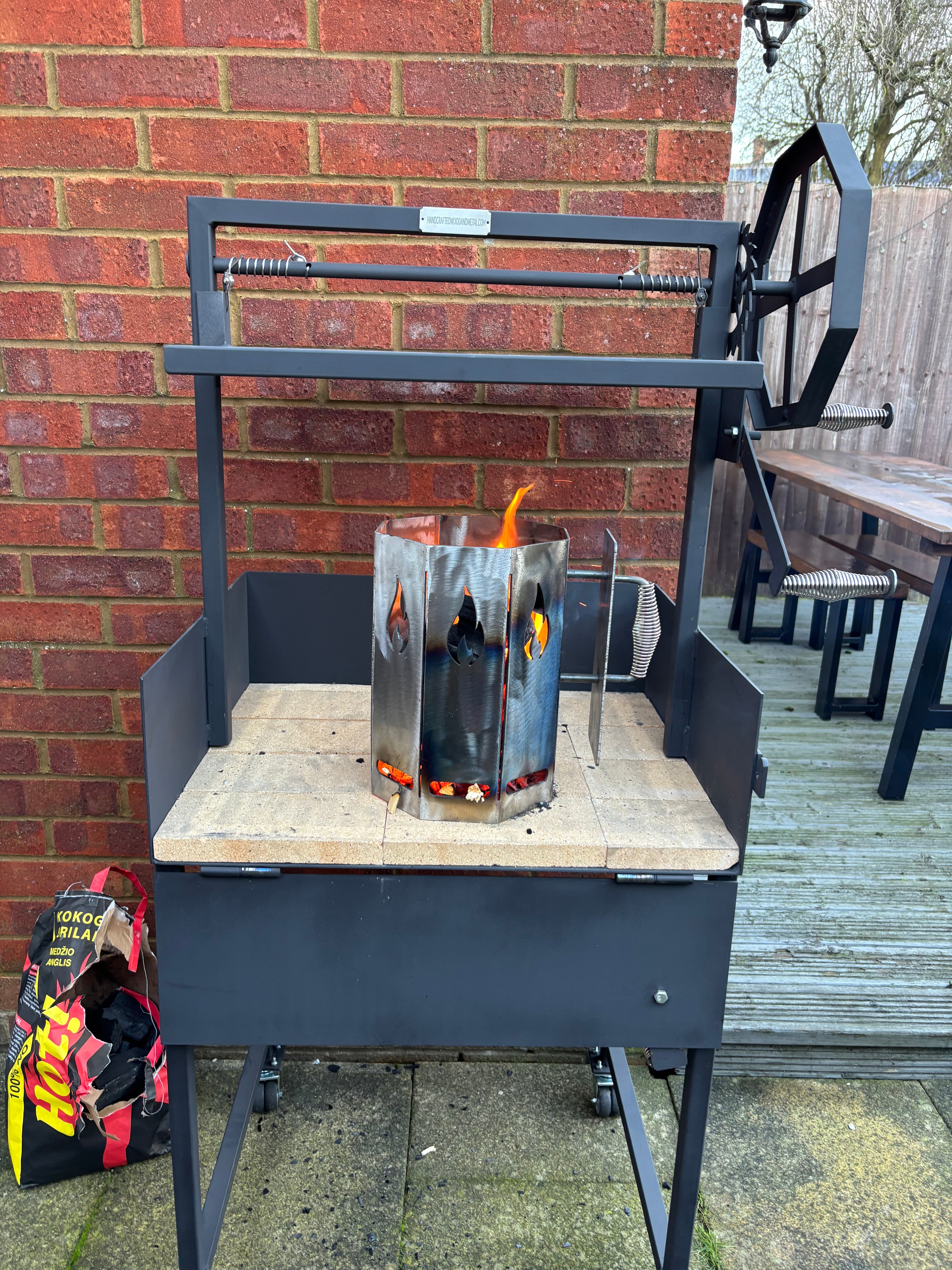 Santa Maria Grill Asado BBQ – Handcrafted Argentine Wood Fire Grill - UK Made