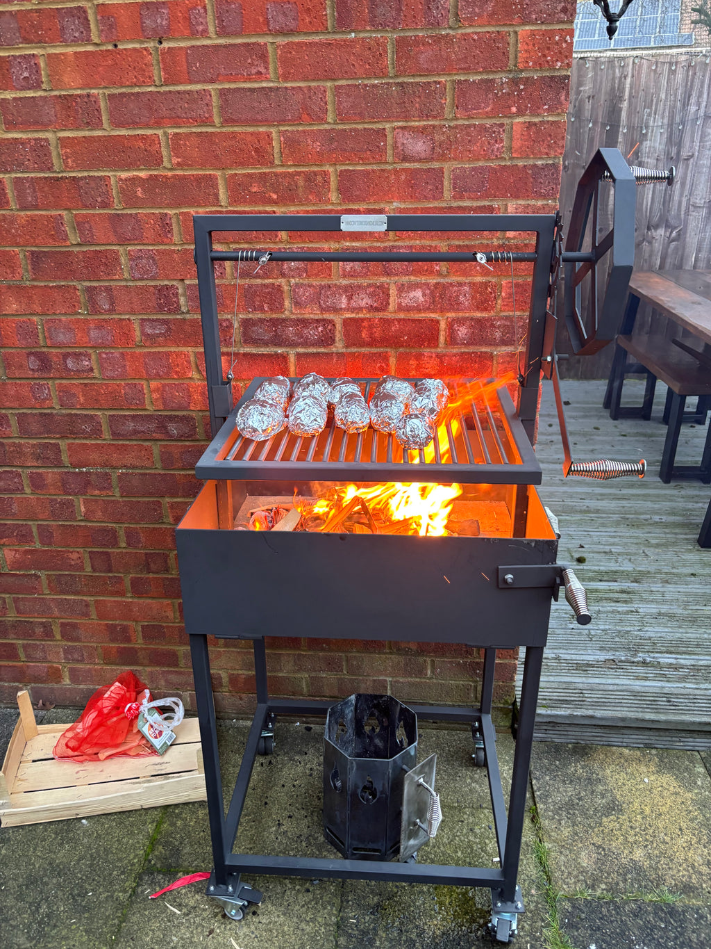 Santa Maria Grill Asado BBQ – Handcrafted Argentine Wood Fire Grill - UK Made