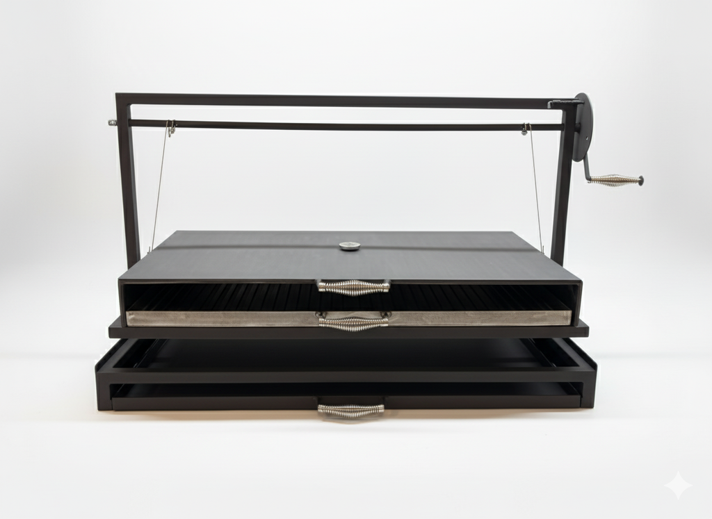 Argentine Iron Grill Asado Parrilla Argentina Grill Santa Maria Grill, Outdoor Kitchen, Open Fire Cooking