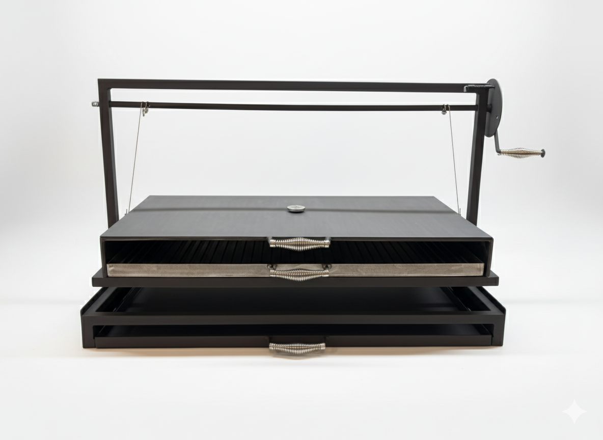 Argentine Iron Grill Asado Parrilla Argentina Grill Santa Maria Grill, Outdoor Kitchen, Open Fire Cooking