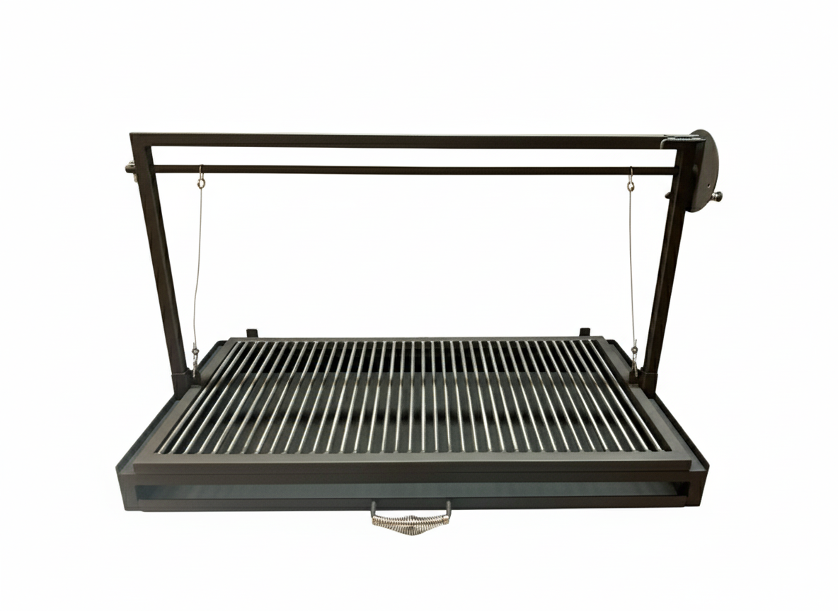 Argentine Iron Grill Asado Parrilla Argentina Grill Santa Maria Grill, Outdoor Kitchen, Open Fire Cooking