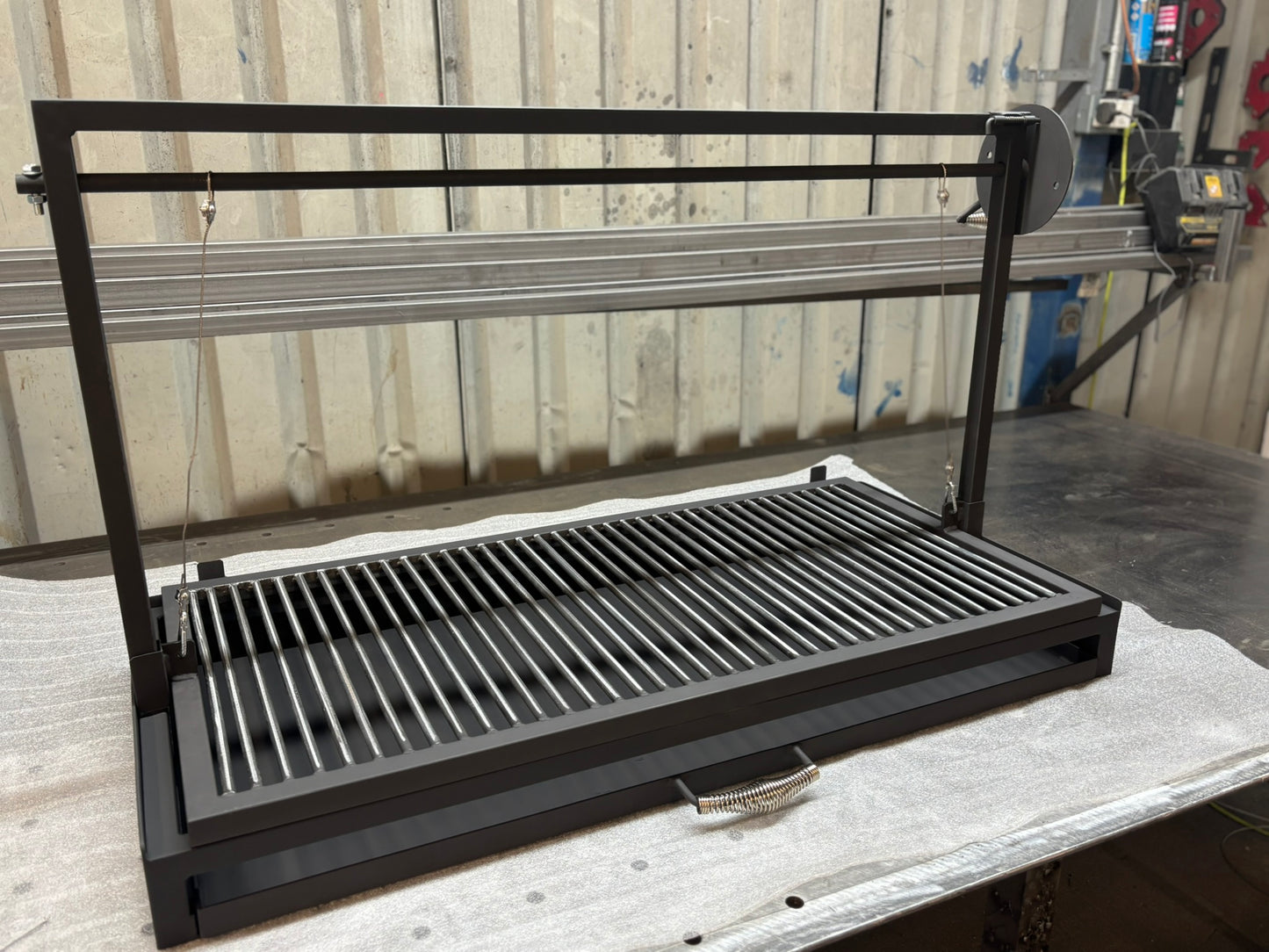 Argentine Iron Grill Asado Parrilla Argentina Grill Santa Maria Grill, Outdoor Kitchen, Open Fire Cooking