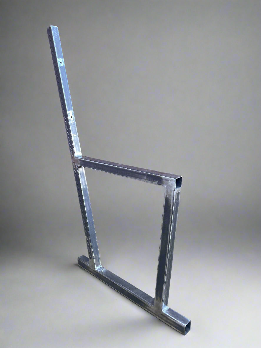 Set of 2 metal bench legs garden outdoor indoor hand made with Backrest