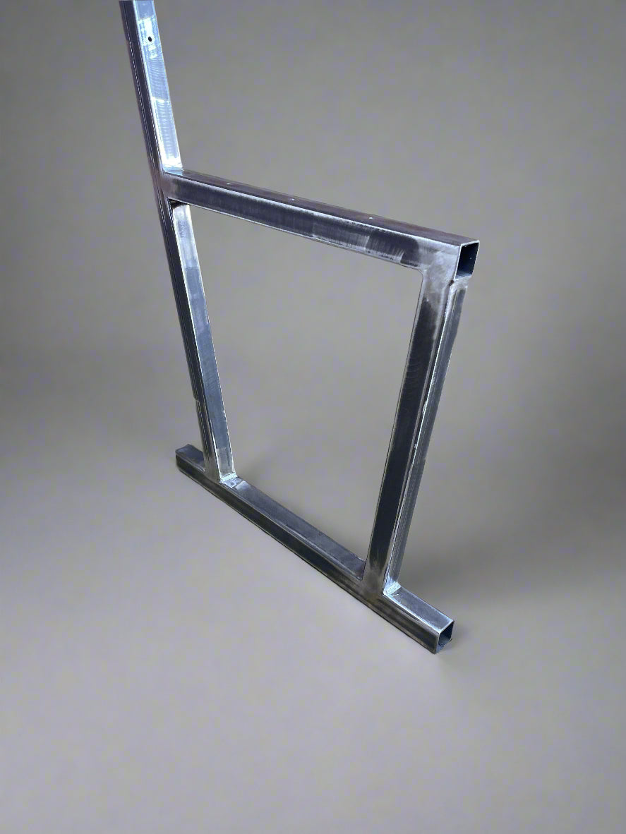 Set of 2 metal bench legs garden outdoor indoor hand made with Backrest