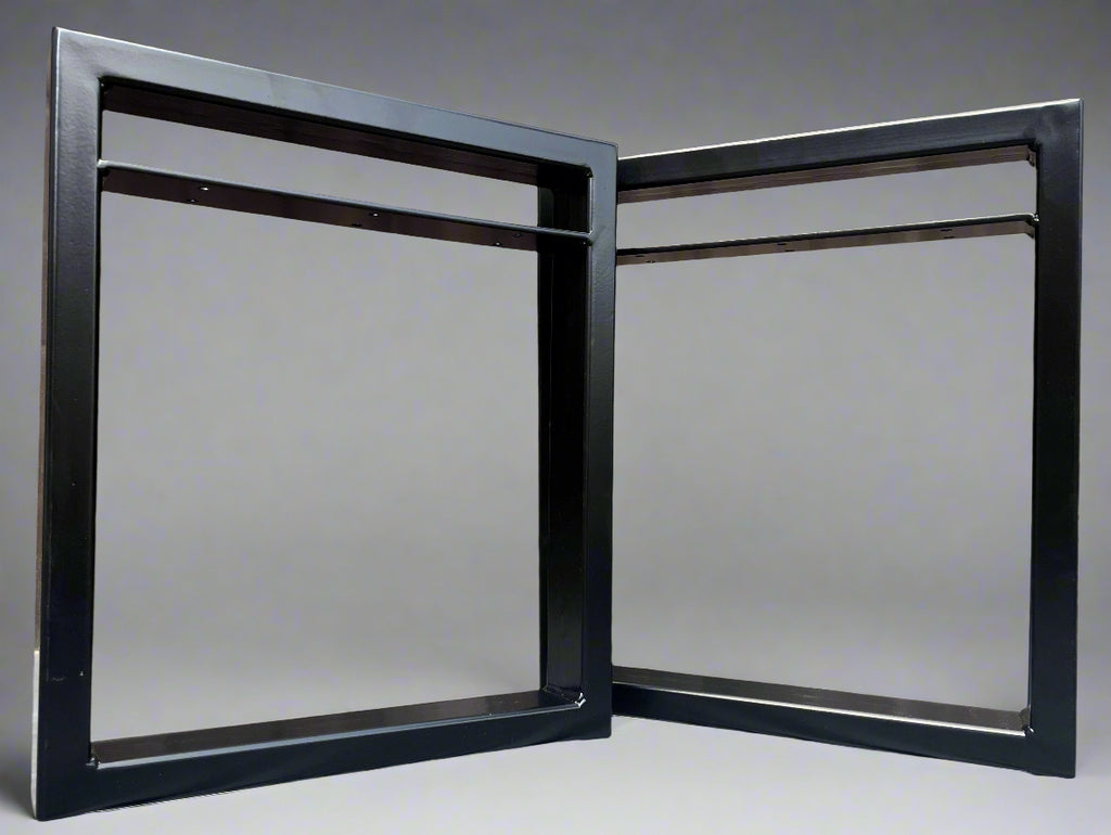 Heavy Duty Metal Bench Legs | Industrial Handmade Table Support | Rustic Style for DIY Projects & Home Decor