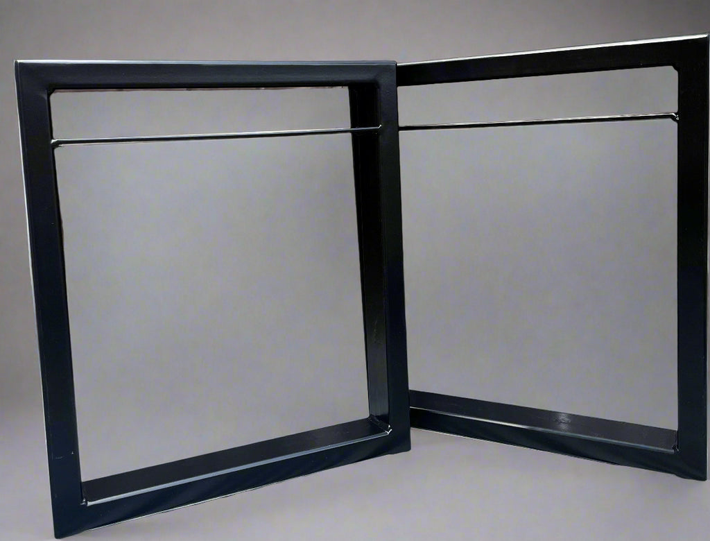 Heavy Duty Metal Bench Legs | Industrial Handmade Table Support | Rustic Style for DIY Projects & Home Decor