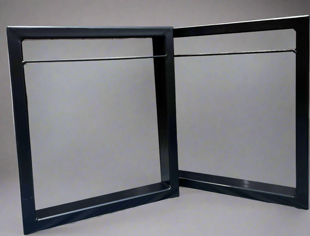 Heavy Duty Metal Bench Legs | Industrial Handmade Table Support | Rustic Style for DIY Projects & Home Decor