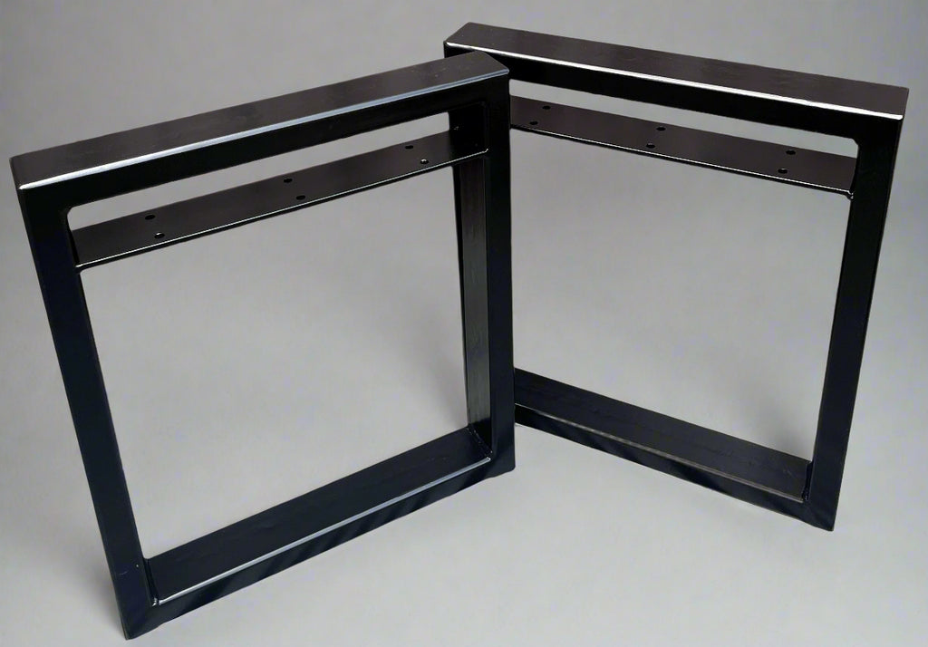 Heavy Duty Metal Bench Legs | Industrial Handmade Table Support | Rustic Style for DIY Projects & Home Decor