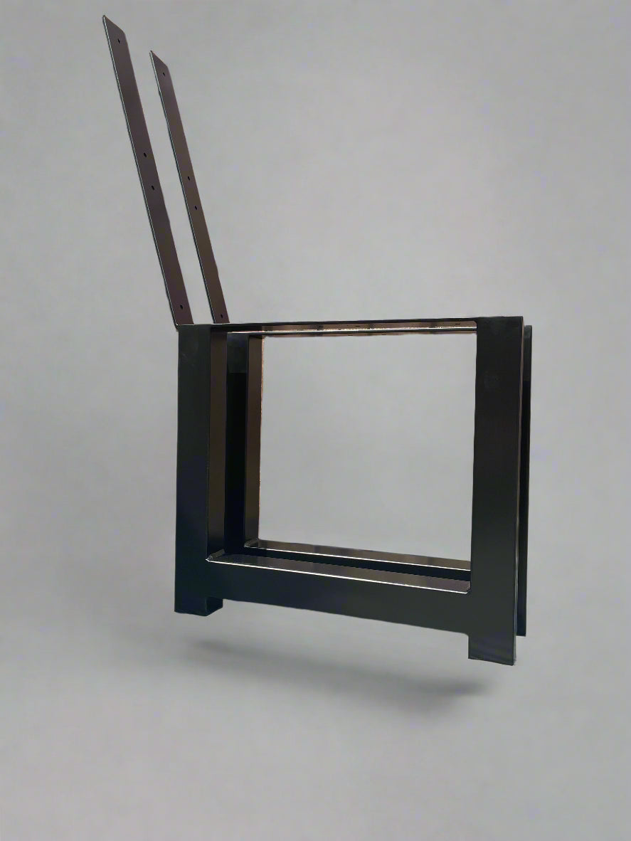 Metal Bench legs pair solid metal garden bench hand made solid scaffold bespoke