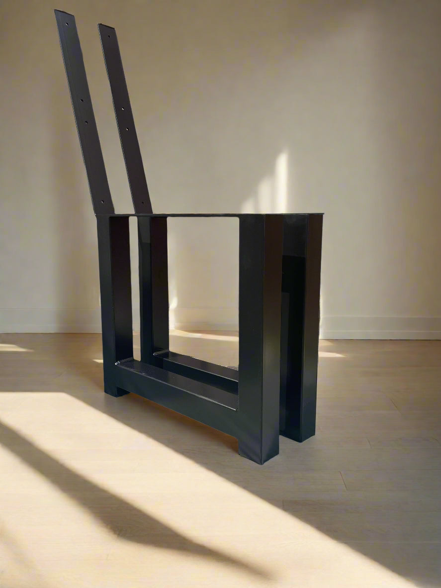 Metal Bench legs pair solid metal garden bench hand made solid scaffold bespoke